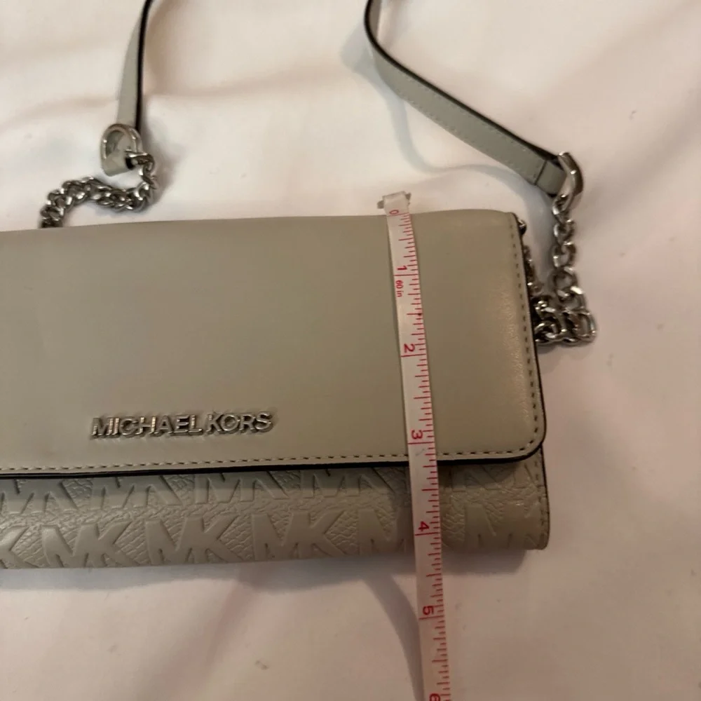 Michael Kors Light Gray Crossbody Bag